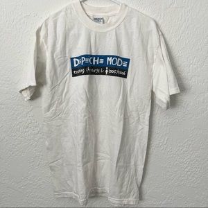 Depeche Mode band tour "Touring the Angel 2005/2006" white tshirt